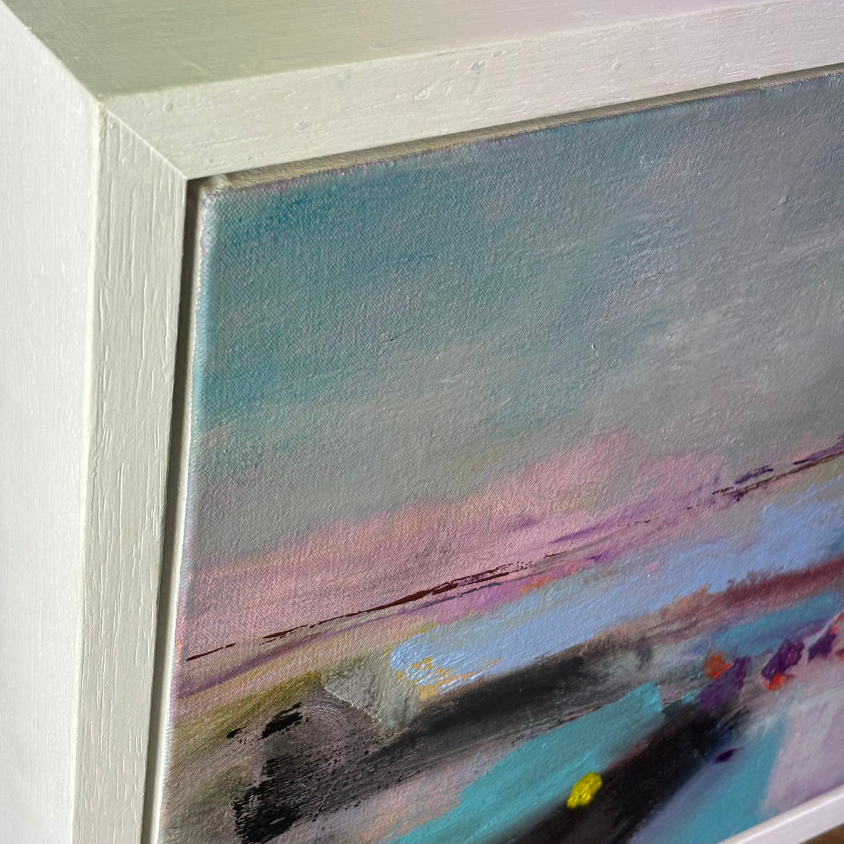 Niamh Collins – Distant Lights 35 × 35cm (Framed)