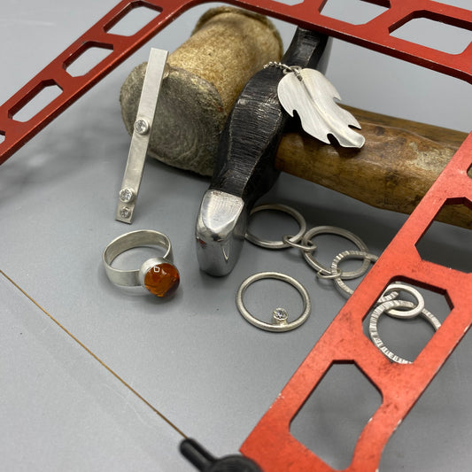Silversmithing Jewellery - Self Directed - Tuesday Evenings - Starts 15th Sept