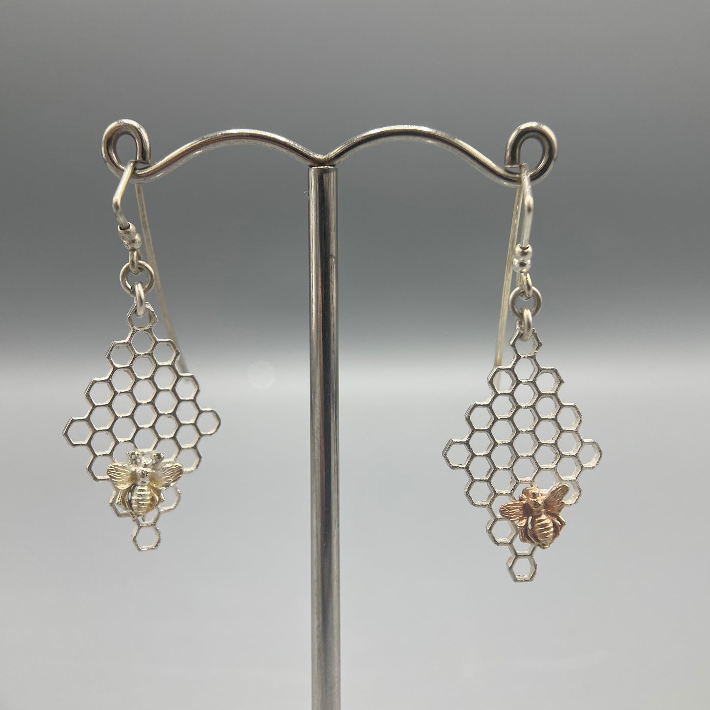 Tim Blades - Honeycomb Drop Earrings