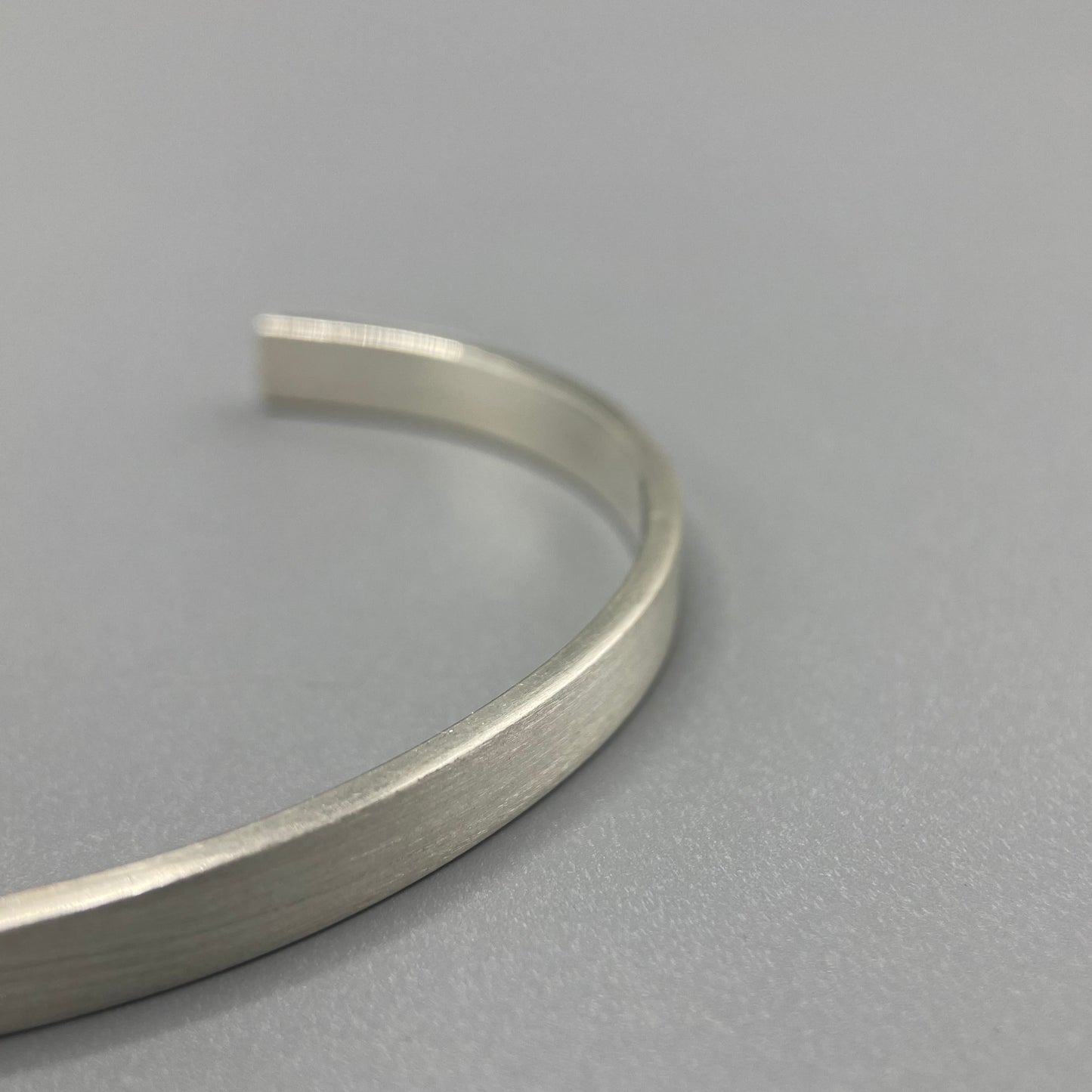Brushed Silver Cuff - Sarah McCallum