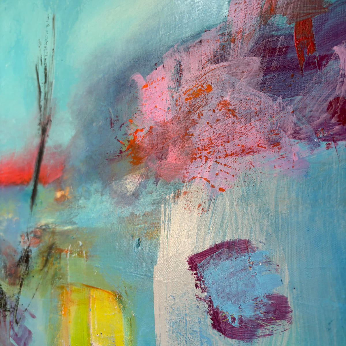 Niamh Collins – Summer Tree 60 × 60cm (Unframed)